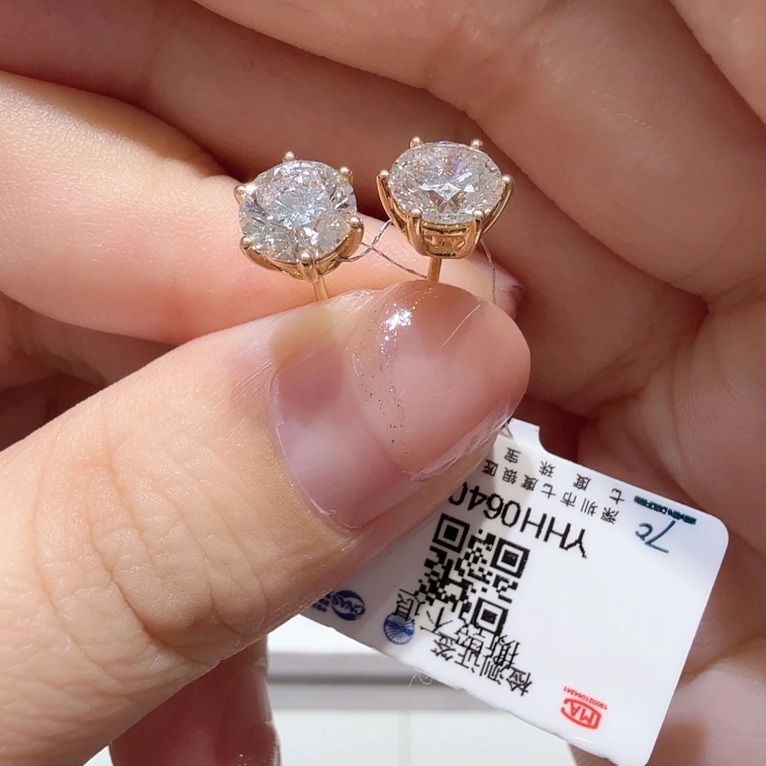 18K金镶嵌实验室培育钻石