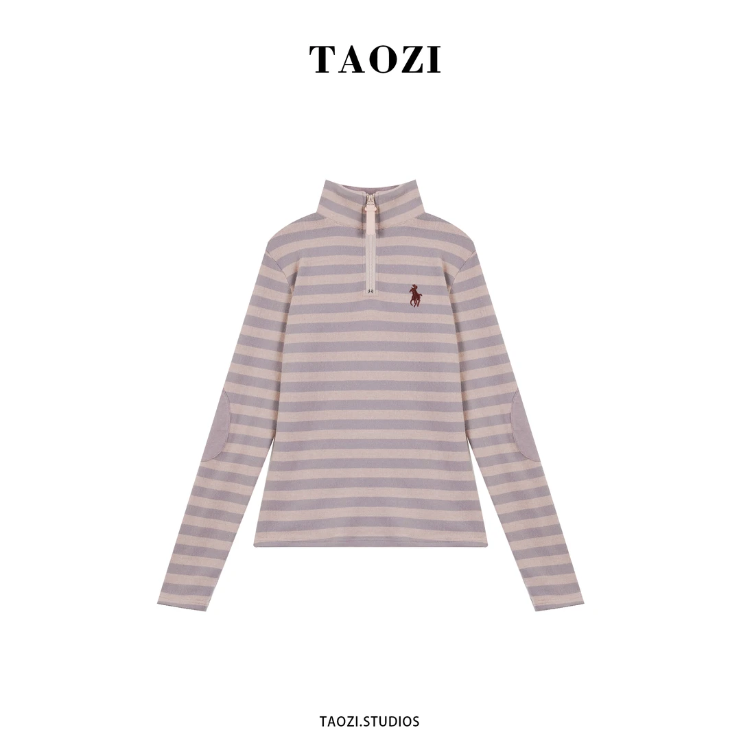 【纹纹】2026秋冬新款百搭简约时尚长袖上衣TZD398