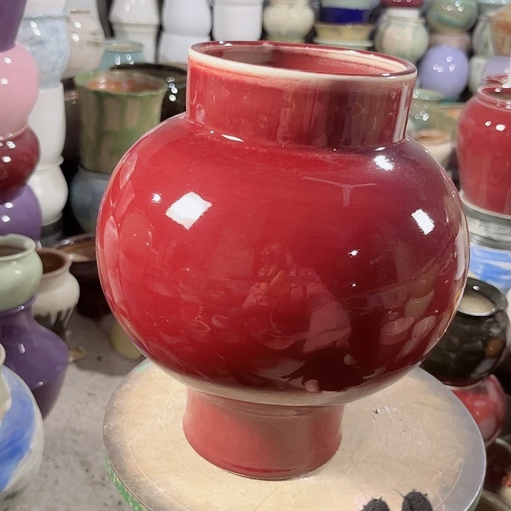 瓶口11高25无孔景德镇陶瓷满29包邮