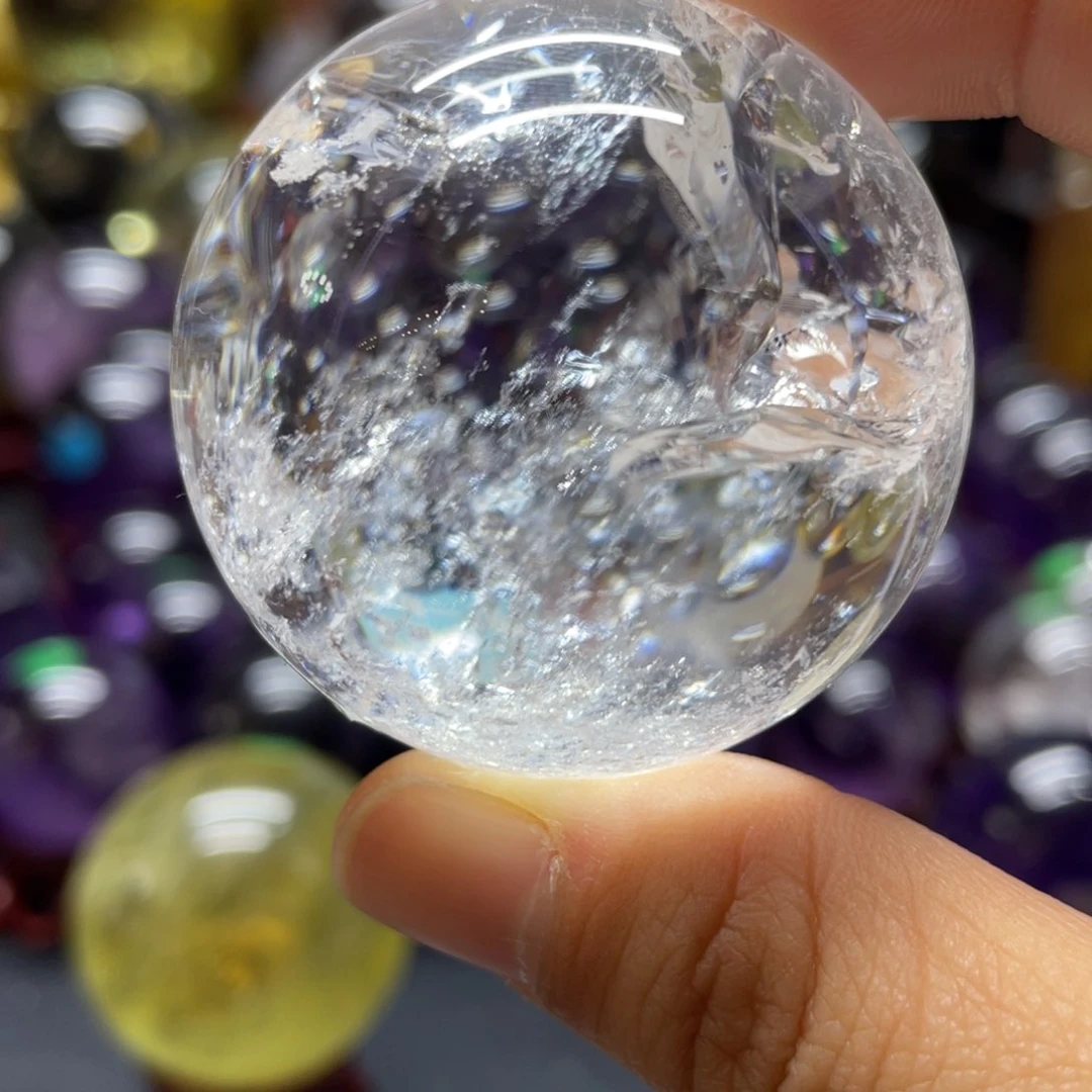 水晶MM白水晶球L2684未镶嵌