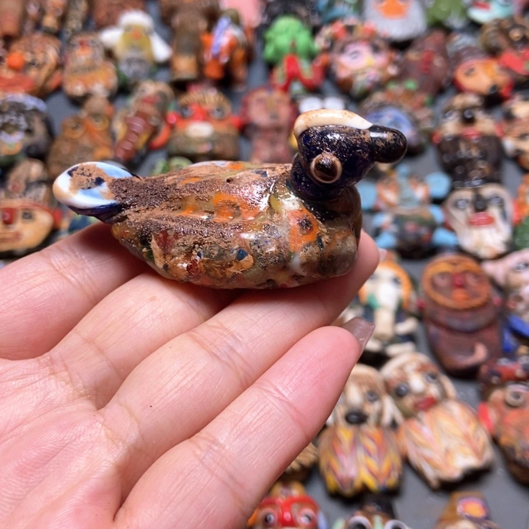 玻璃颈饰印度尼西亚小鸭子