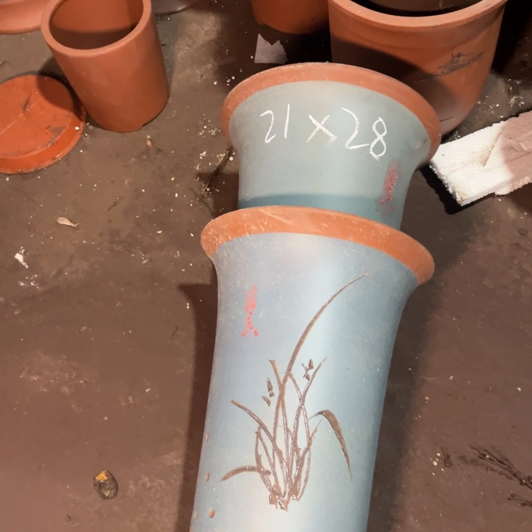 紫砂花盆紫砂花盆