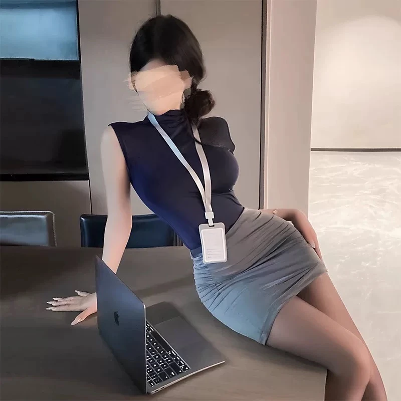 【梦魂不舍】小秘在线！纯欲风修身御姐套装