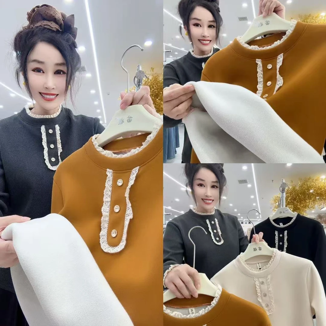 七七新款显瘦长袖打底上衣六杠三