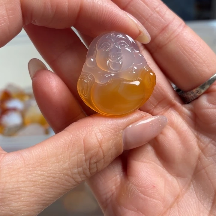 玛瑙/玉髓未镶嵌吊坠(不含链)