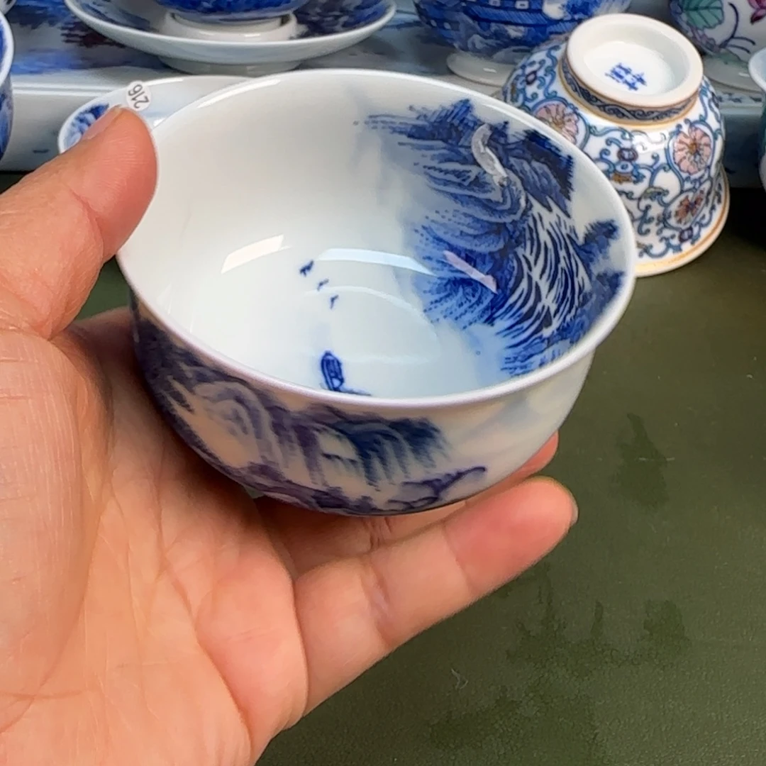 景德镇纯手绘茶具圆圆223