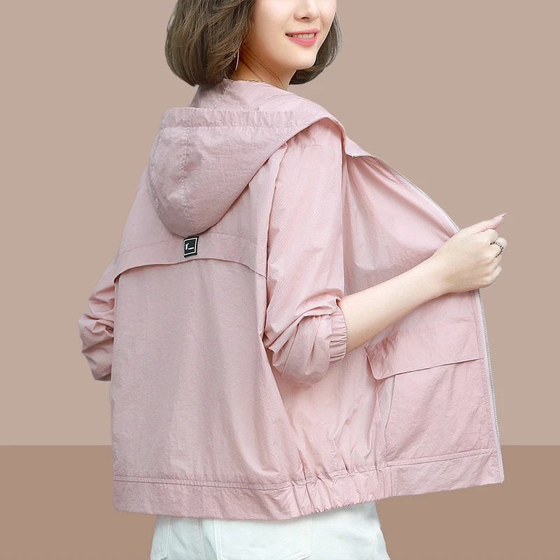 夏季爆款防晒衣女士2025新款夏季薄款冰丝外套时尚洋气大码透气防