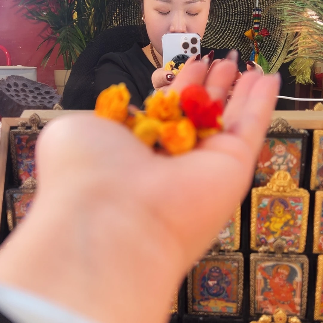 装裱画扎基寺招米小丸子