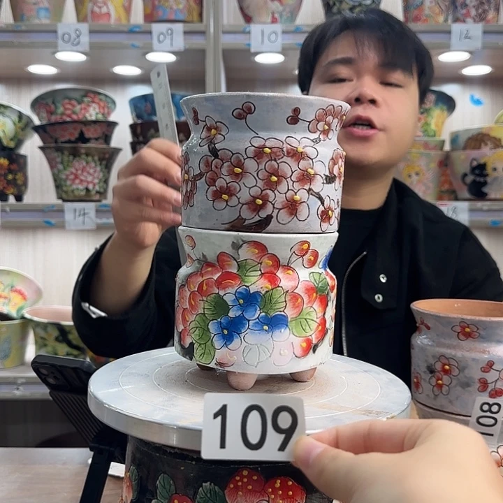 紫砂花盆瑕疵瑕疵109