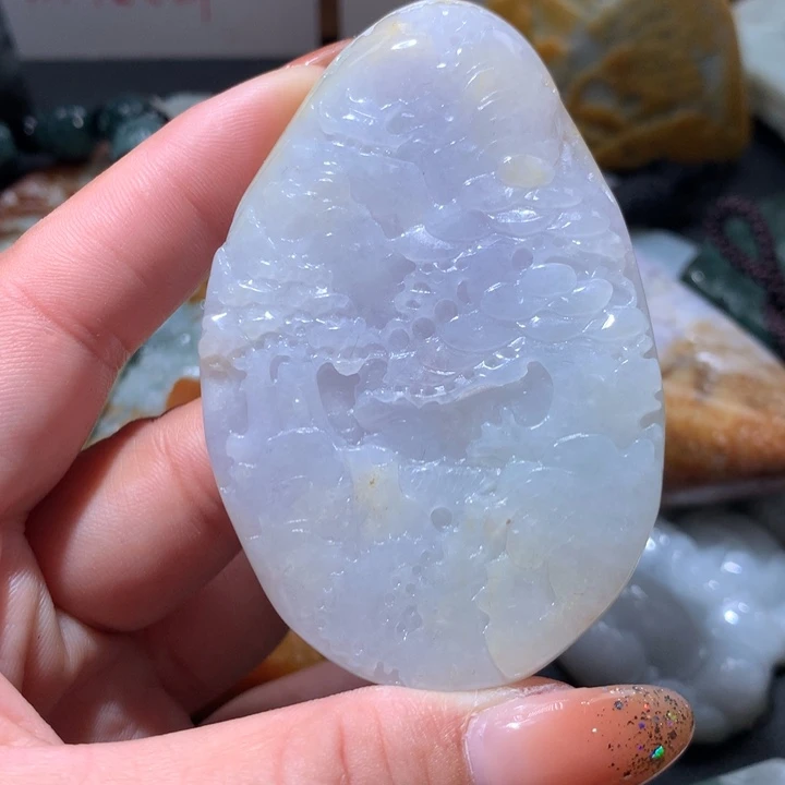 翡翠未镶嵌颈饰保真天然A货翡翠