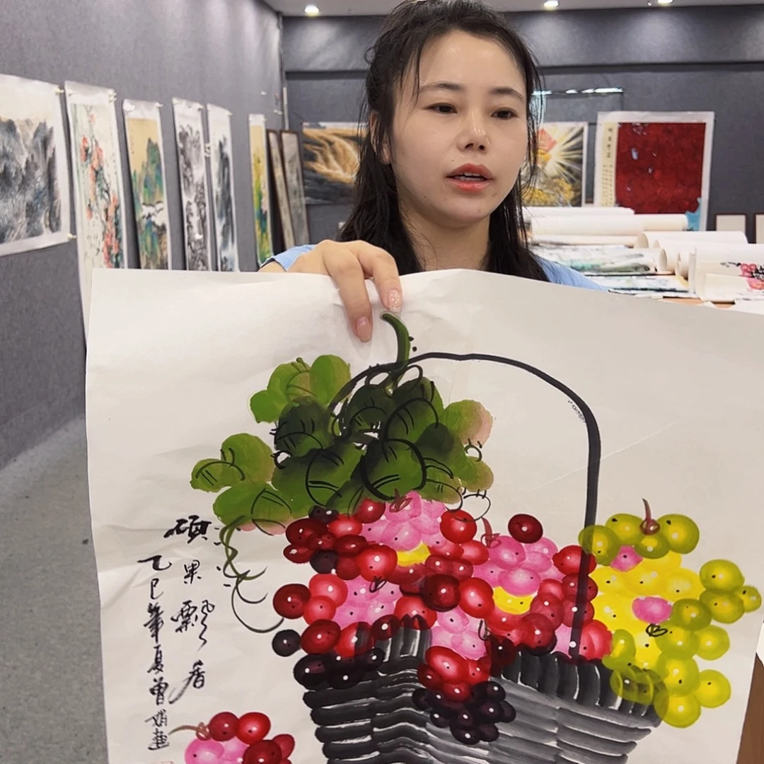 国画事事顺心如意万事如意