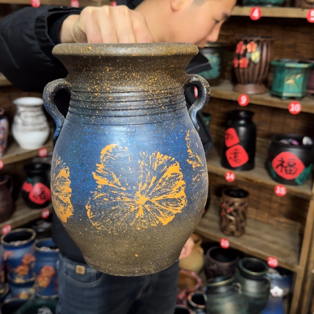 带孔高端浮雕花盆炸炸炸