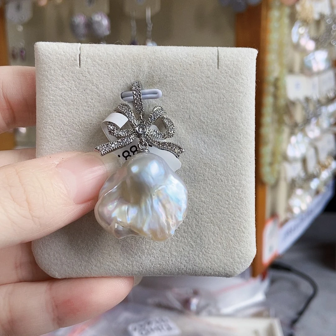 淡水珍珠合金吊坠(不含链)特价711