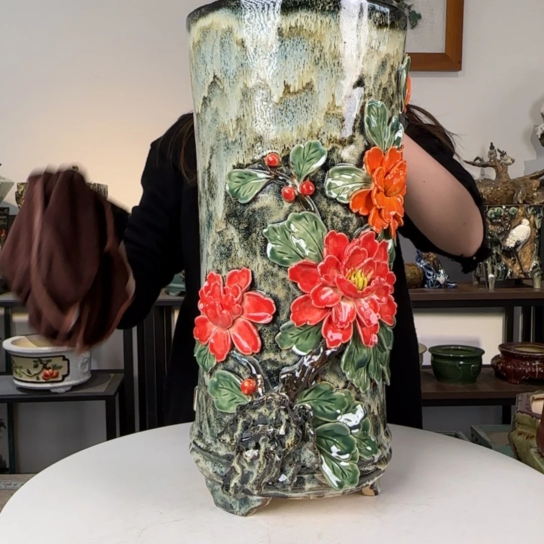 陶。一风堂石湾花盆