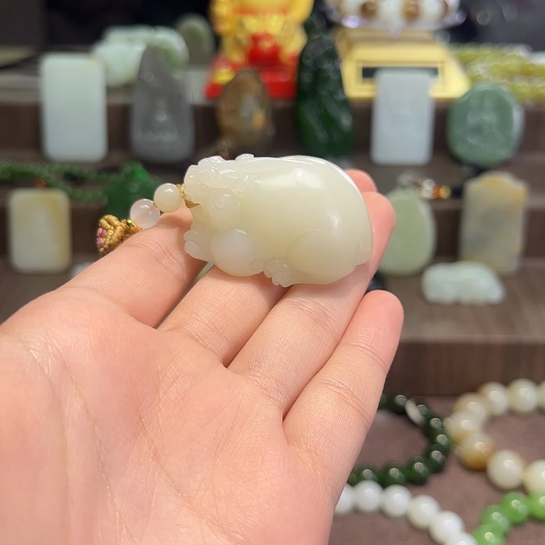 和田玉未镶嵌手串