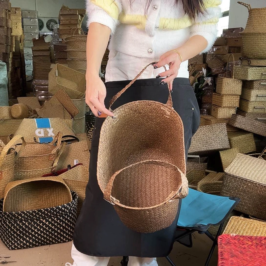 草编草编包/草编收纳盒微瑕疵