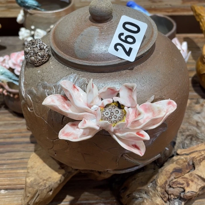 手工制作陶瓷茶具茶杯青蛙