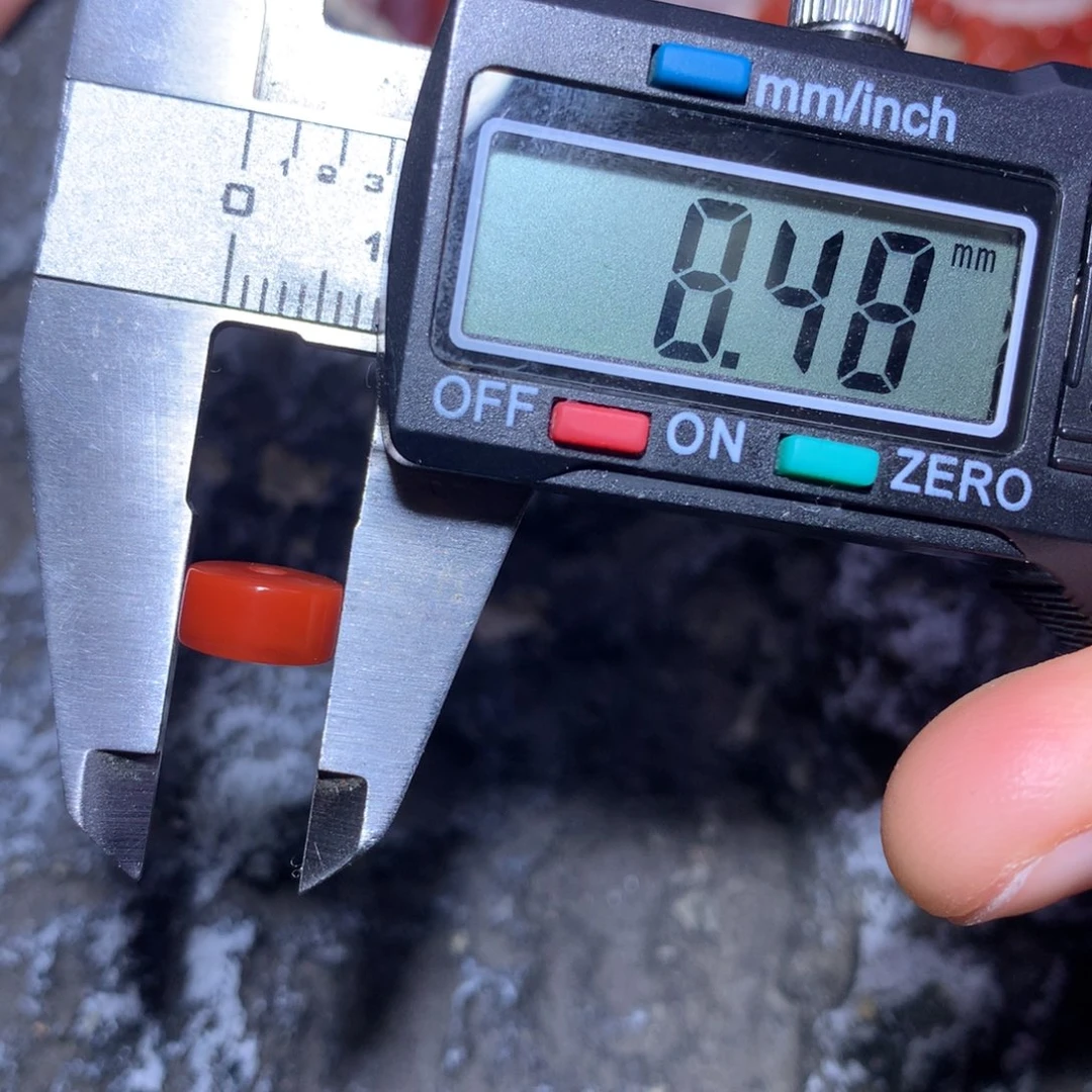 南红玛瑙未镶嵌药片8.5×4.6微纹