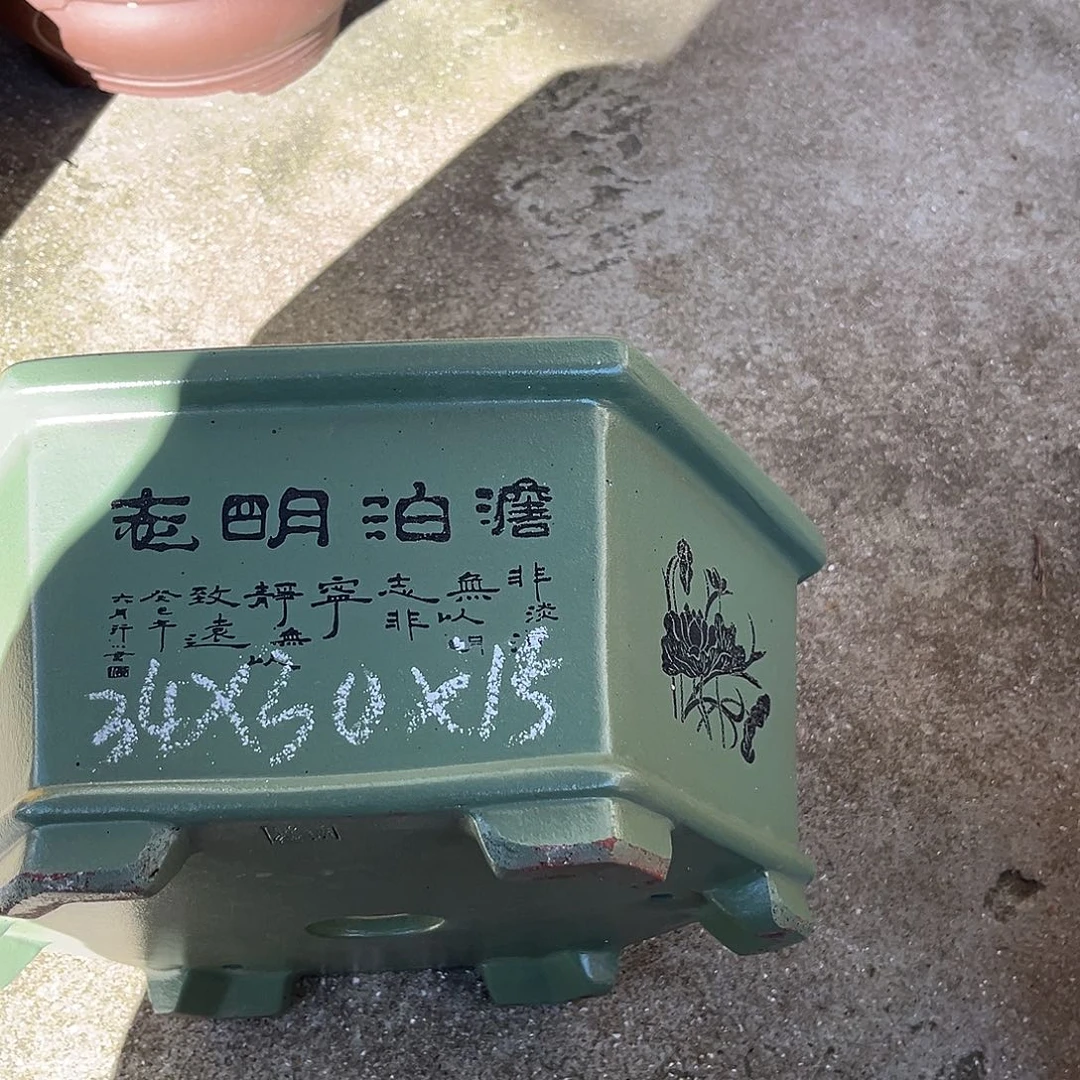 紫砂花盆盆景艺术