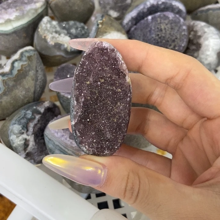 珠宝半成品未镶嵌水晶恐龙蛋