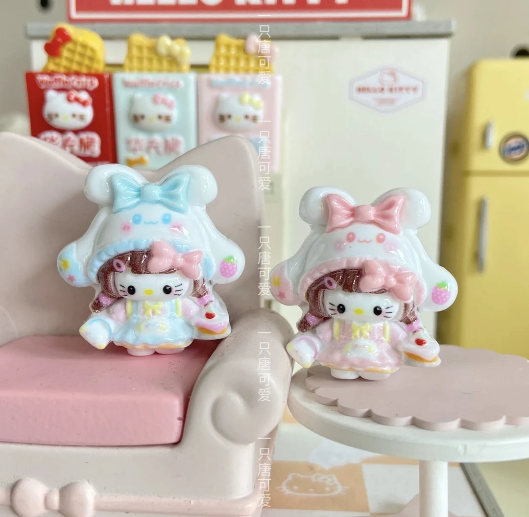 【唐可爱】玉桂Kitty 树脂食玩配件