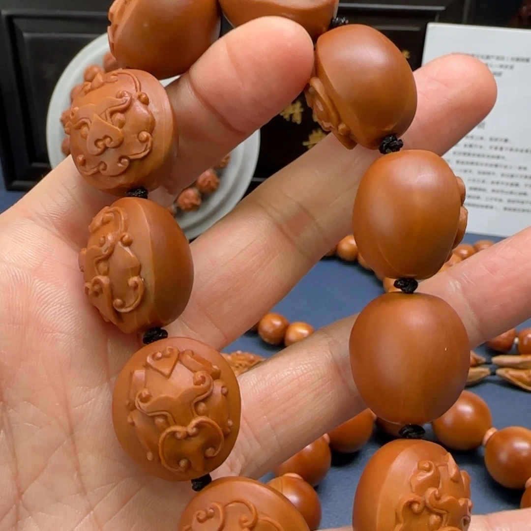 橄榄核手串/手链兽面手串