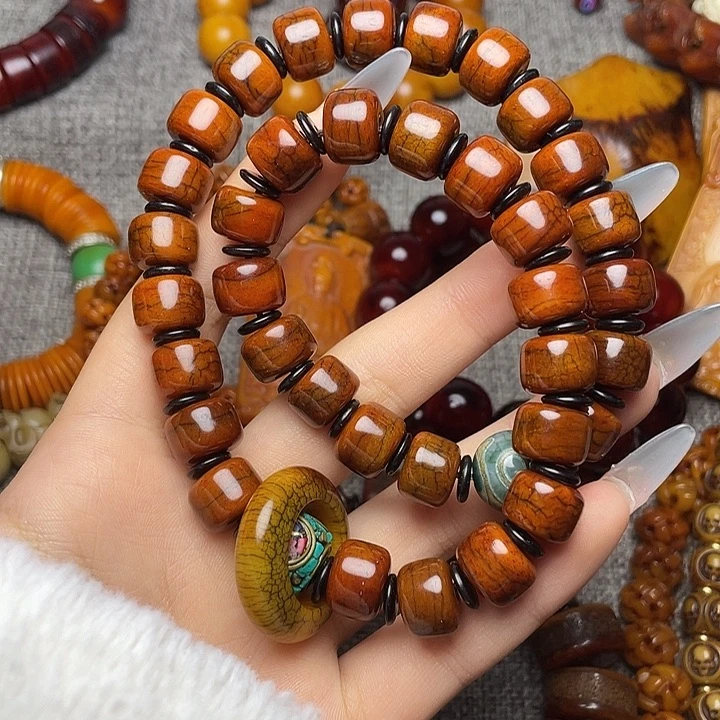 野***骑牛骨手串/手链牦牛骨