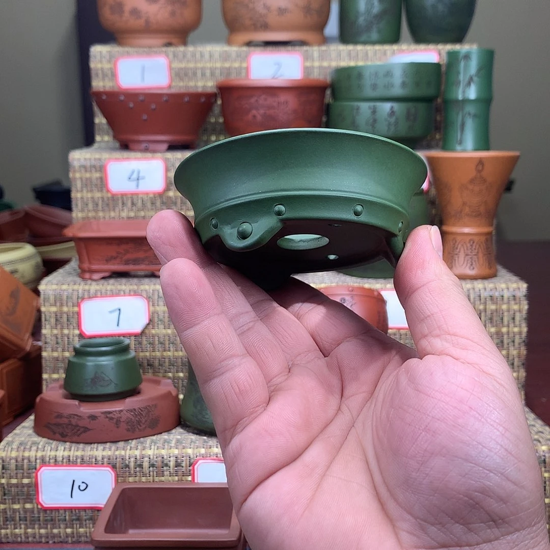 紫砂花盆我的天哪