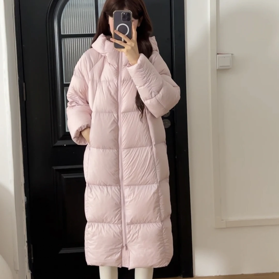 小小仟 【白金大被子】敲轻无胆O压90白鸭绒高蓬松高清洁羽绒服