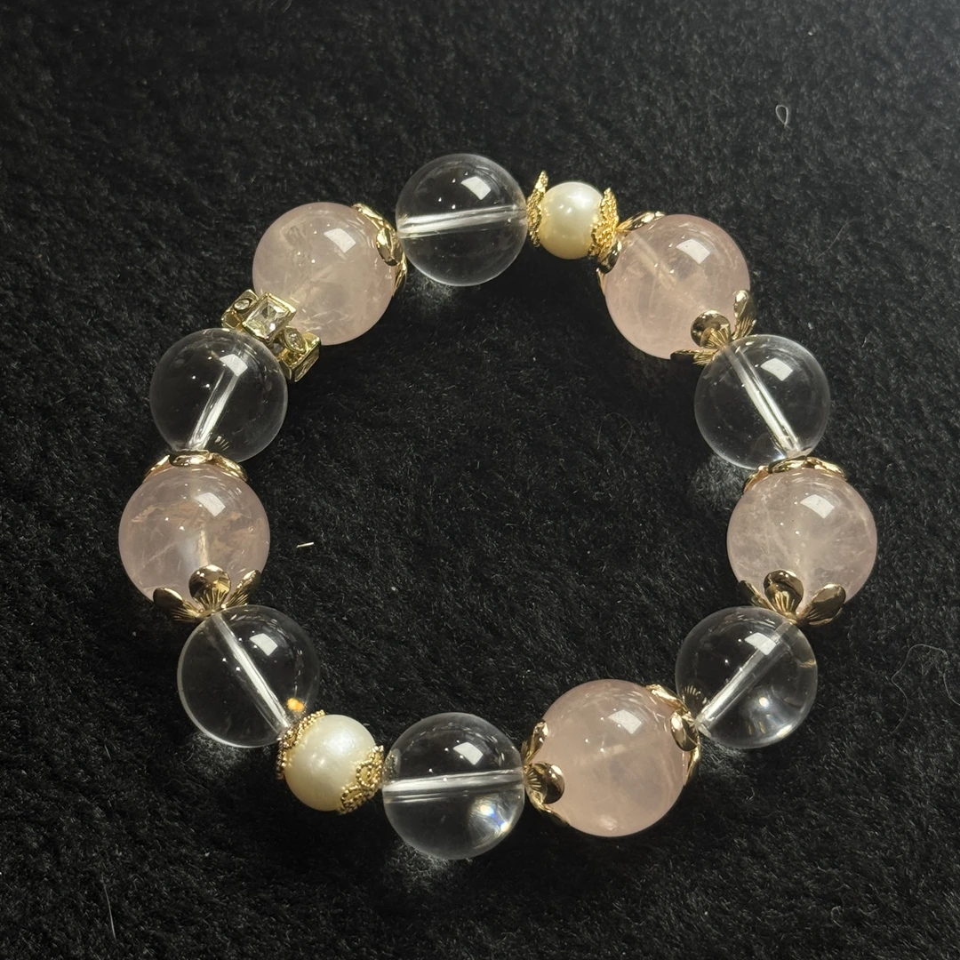 超级美丽天然朱珠同款水晶冰马粉