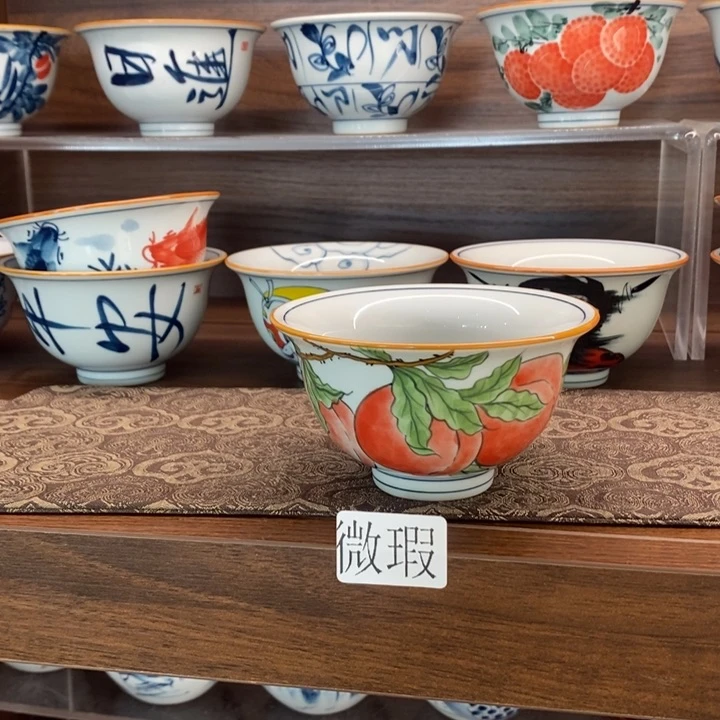 釉下老陶泥手工绘制