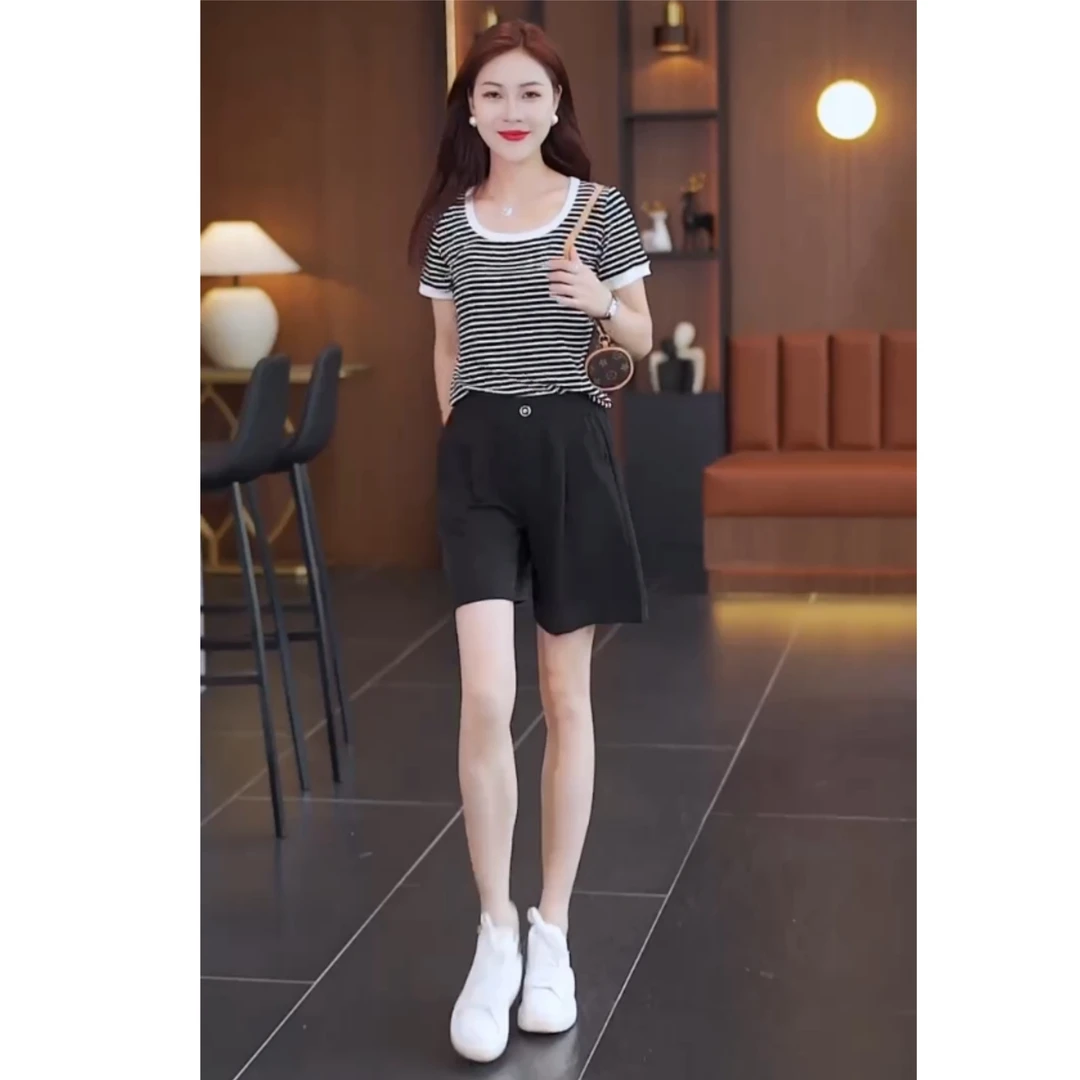 X夏季凉感五分裤休闲百搭时尚4-19补