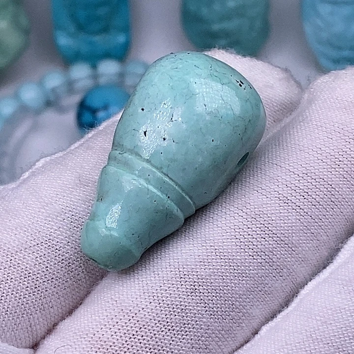 绿松石未镶嵌珠宝奇石17.4mm