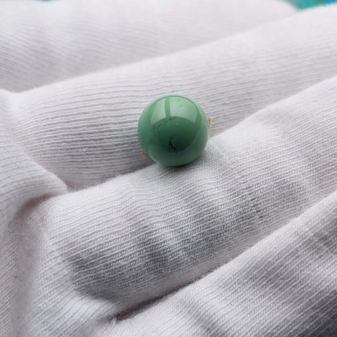 未镶嵌绿松石10m m