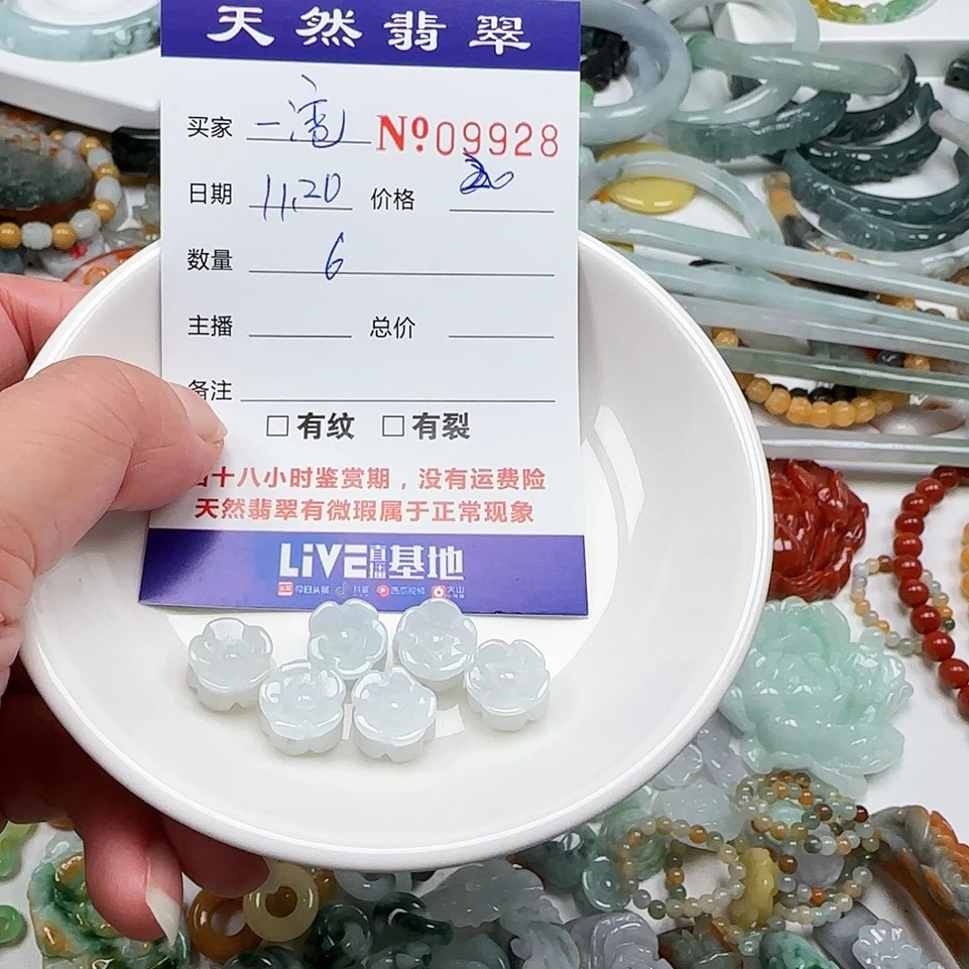 一***水翡翠未镶嵌颈饰222
