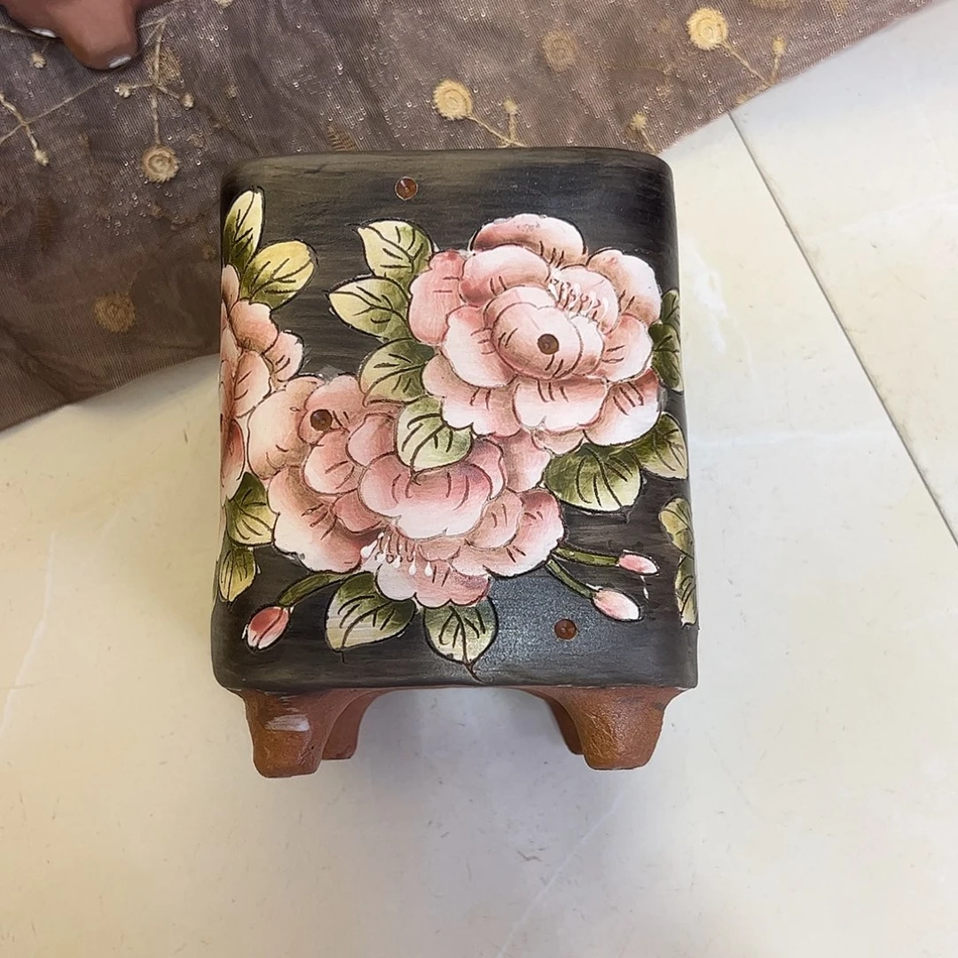 景德镇炫彩手绘口10高14.5