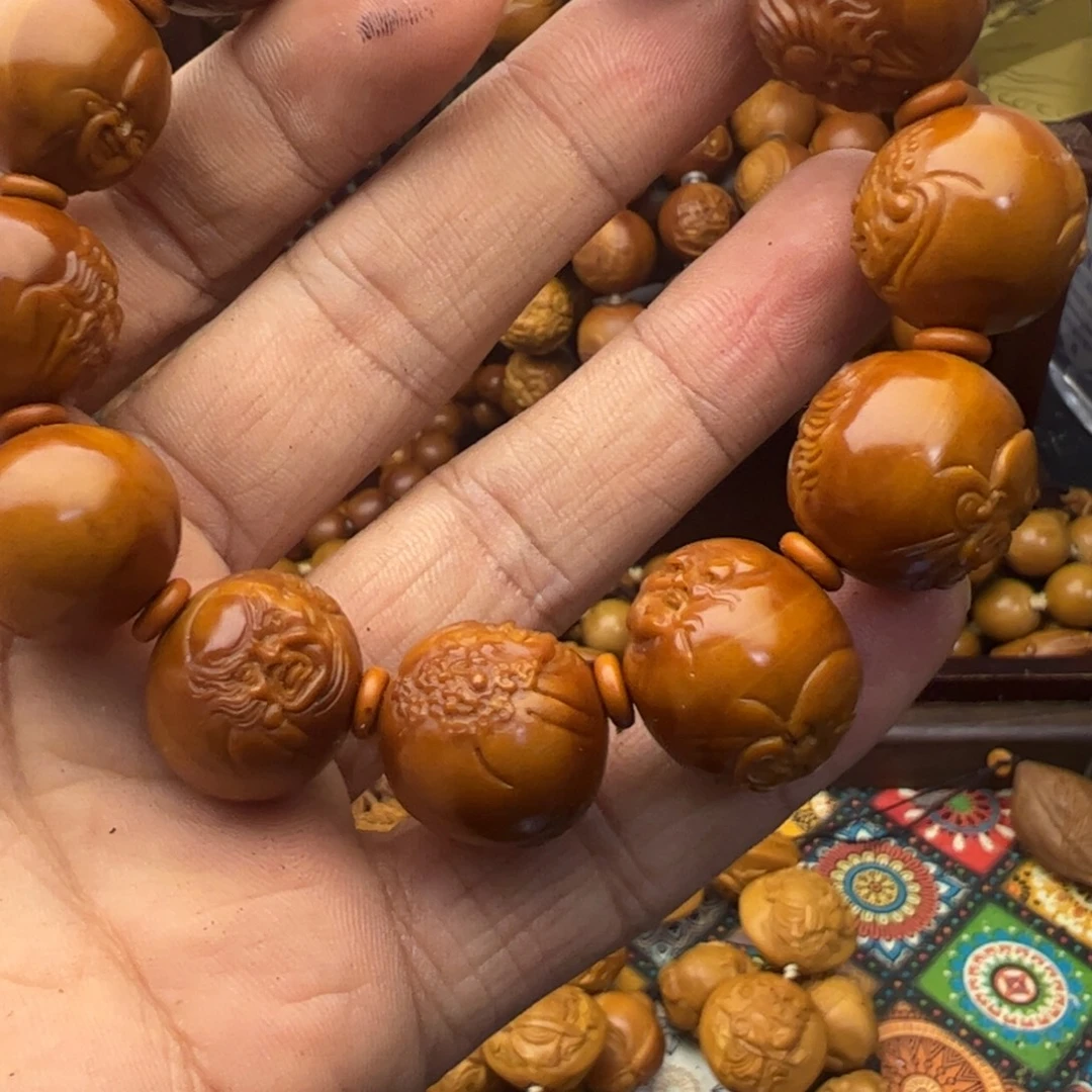 l***n手串/手链橄榄核十八罗汉福利