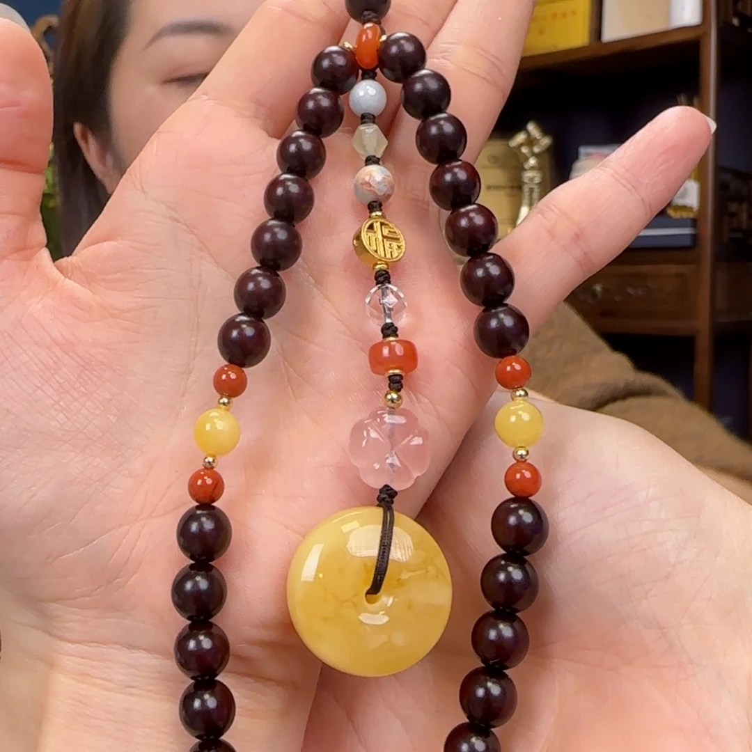 蜜蜡颈饰未镶嵌1111111111111