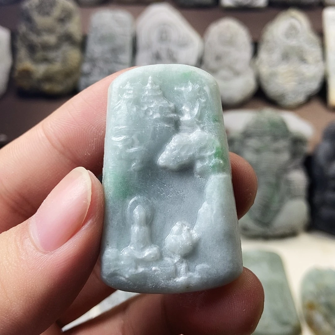 定制翡翠未镶嵌天然