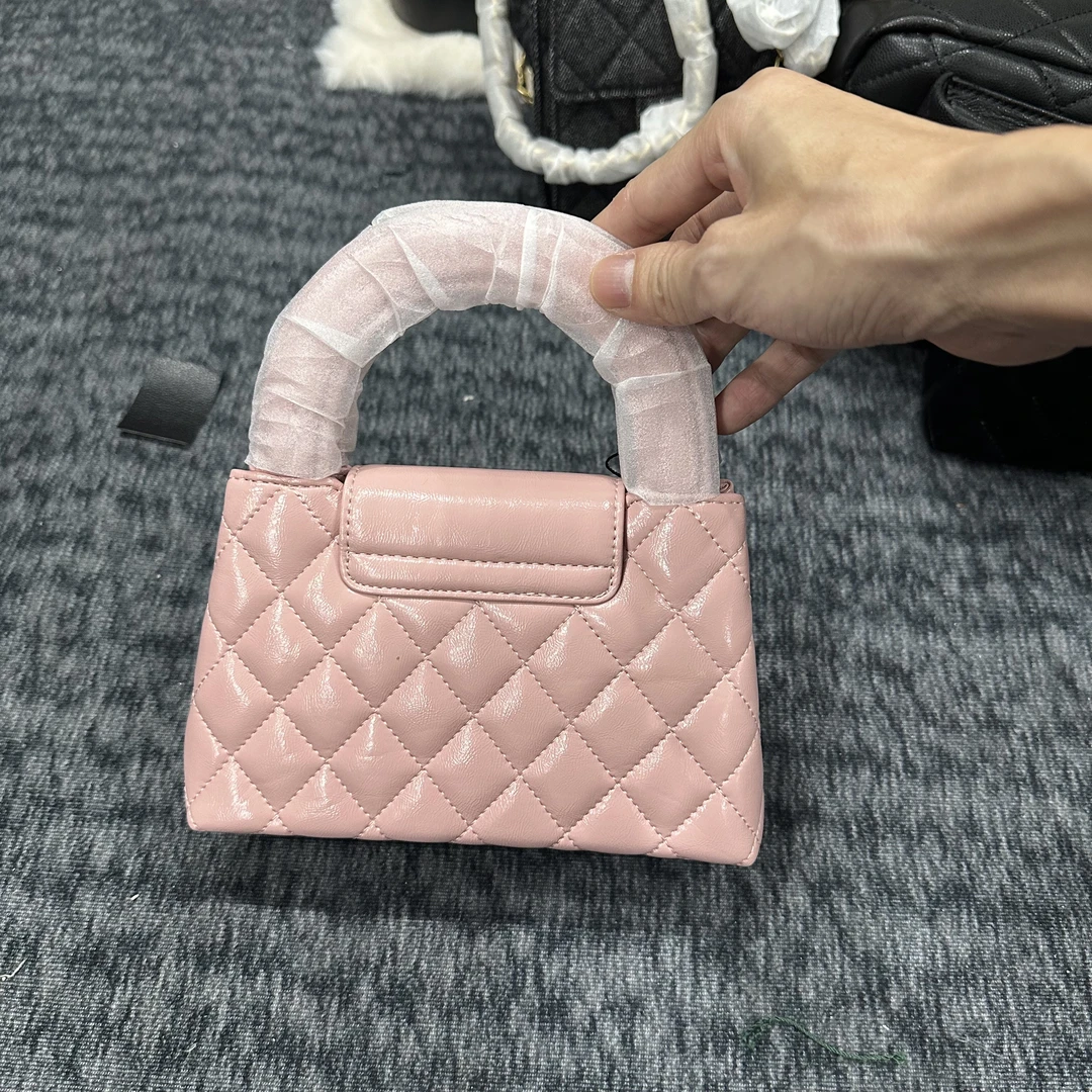 单肩斜挎包23凯丽粉色