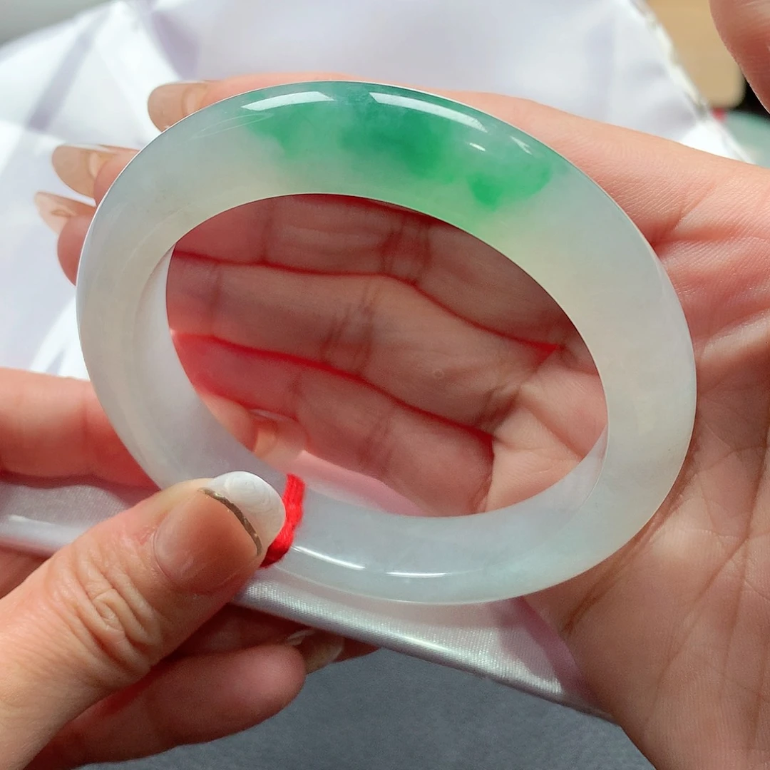 未镶嵌手镯翡翠103号，天然A货翡翠手镯