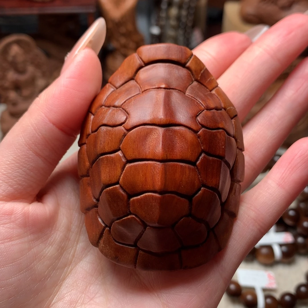 把件檀香木老山檀香富甲微瑕