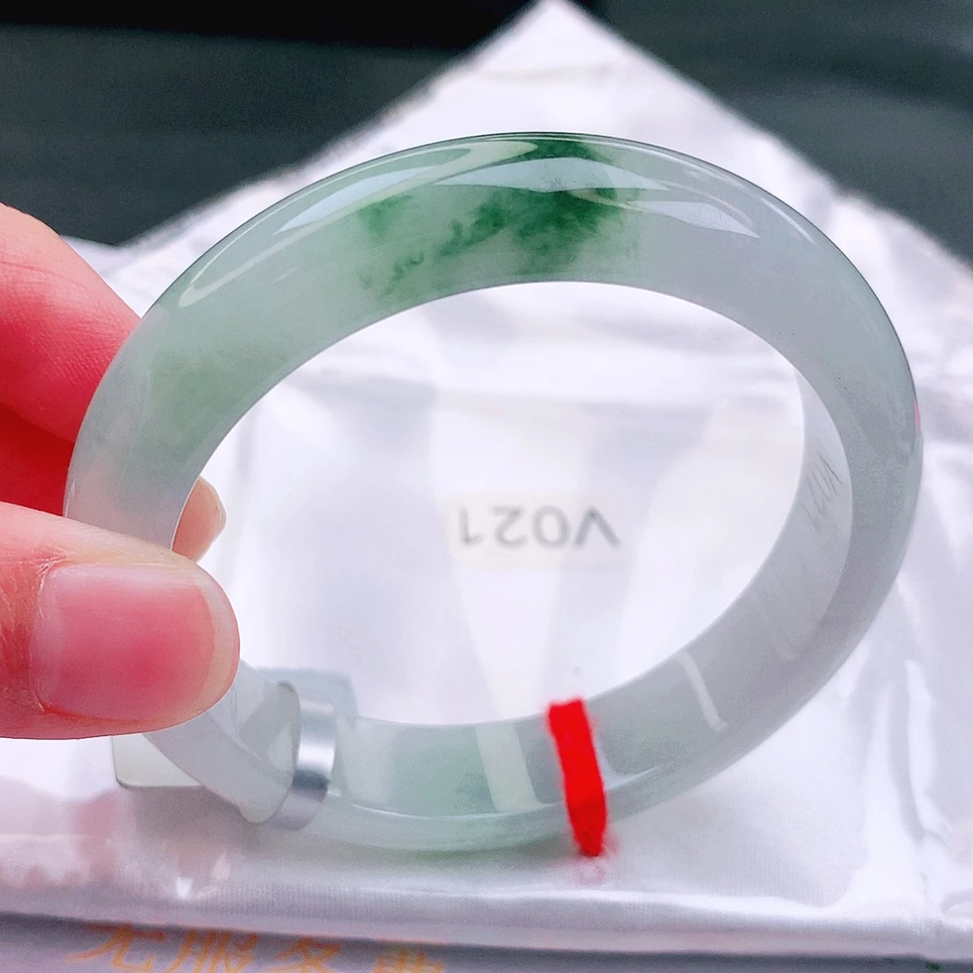 翡翠未镶嵌手镯缅甸天然a货翡翠手镯