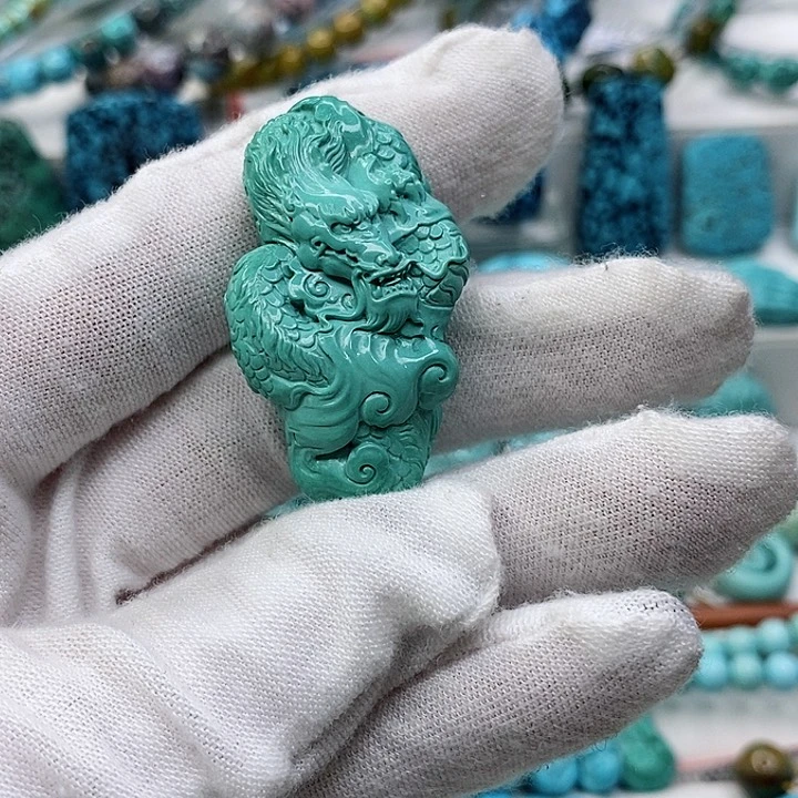 绿松石珠宝奇石未镶嵌b****?