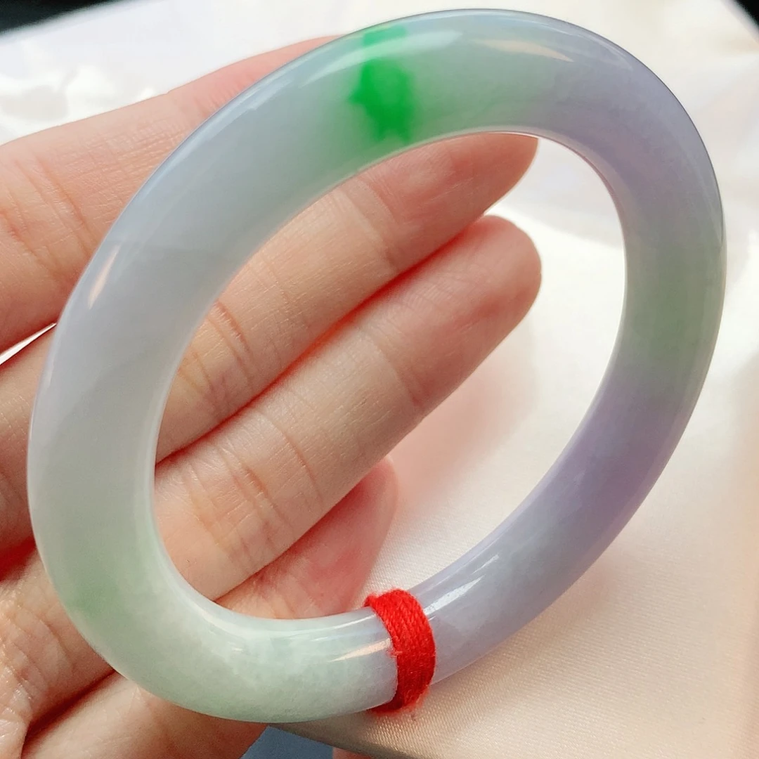 未镶嵌手镯翡翠52圆条882879