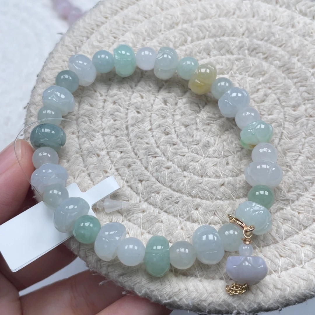 翡翠未镶嵌颈饰天然A货缅甸翡翠9.7