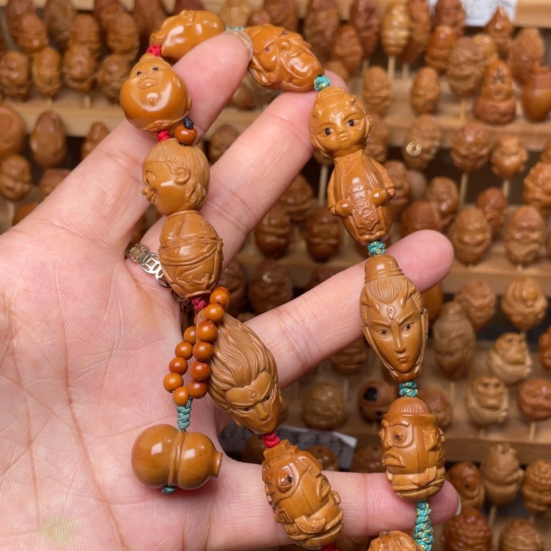 橄榄核手串/手链哪吒全家福