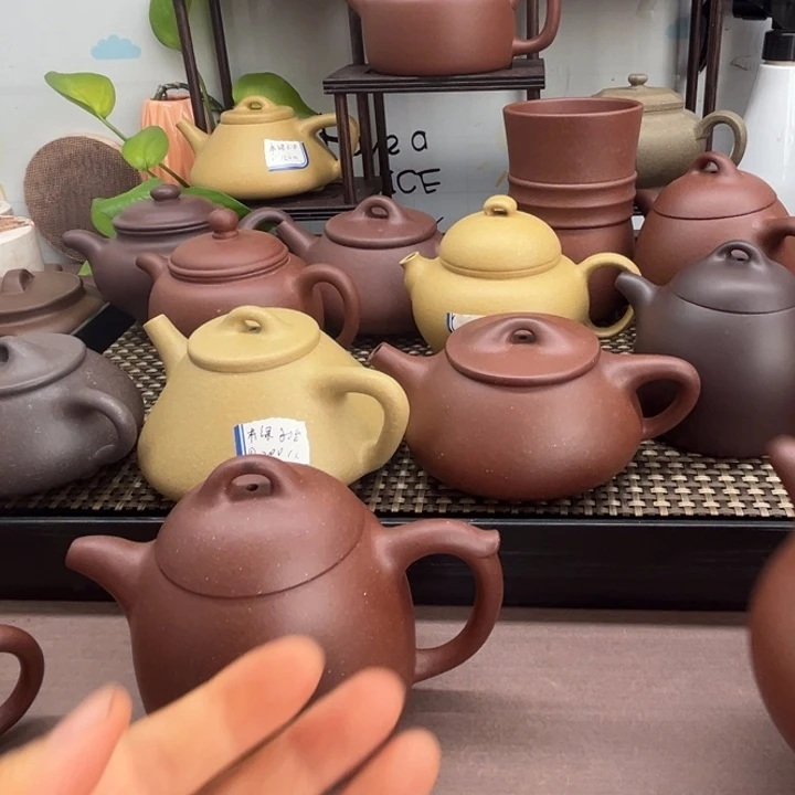 严***四茶壶紫砂潘壶230cc
