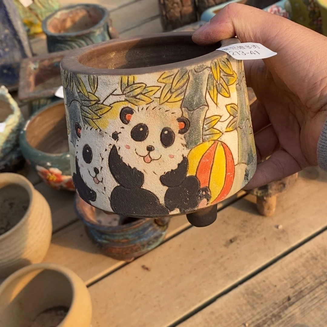 红陶初*41号多肉盆一个呀