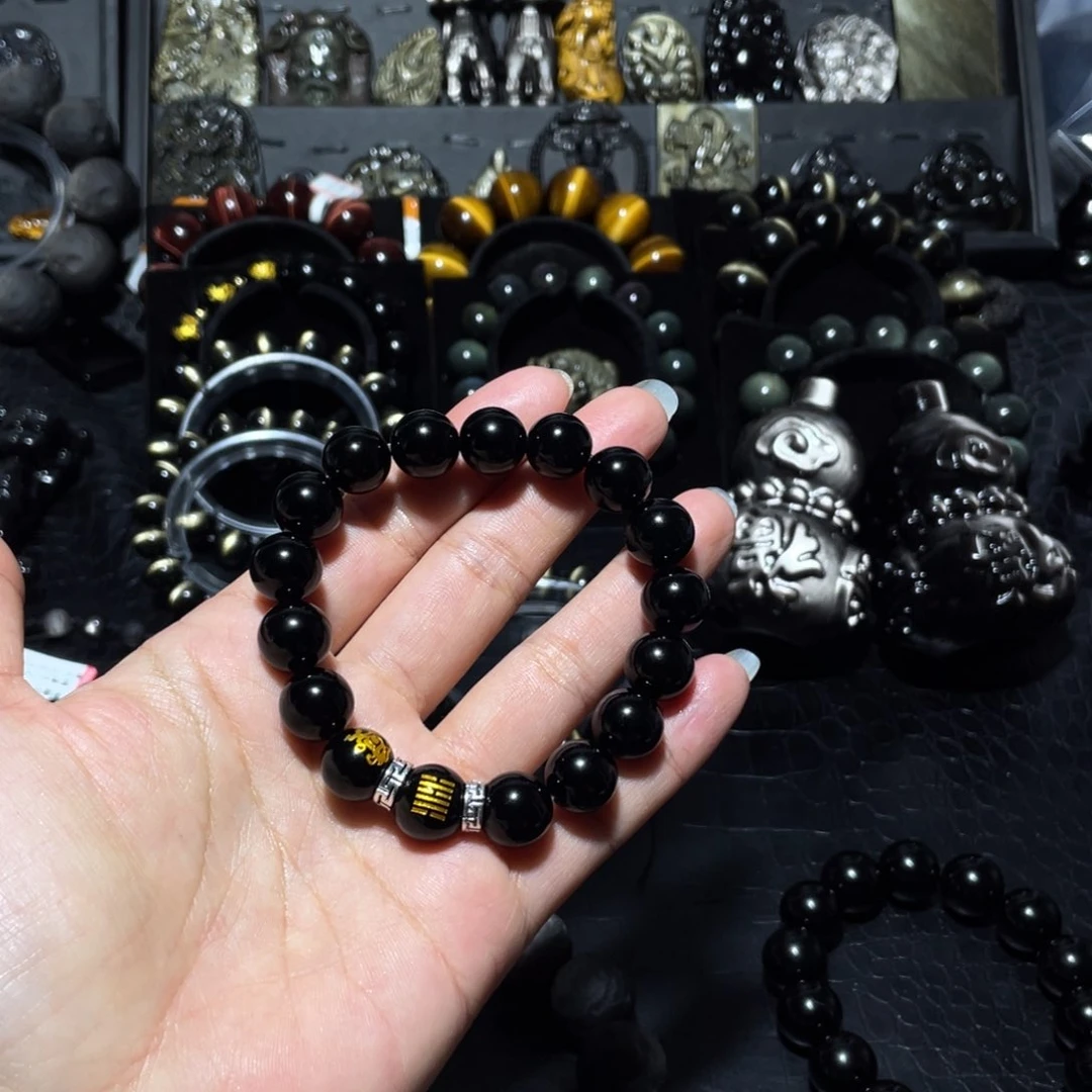 黑曜岩珠宝奇石未镶嵌用****3